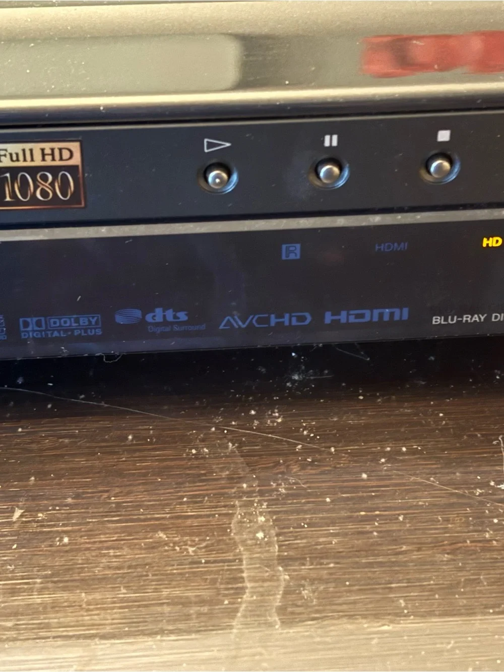 Sony Blu-ray Disc Player Manual with Black Cable